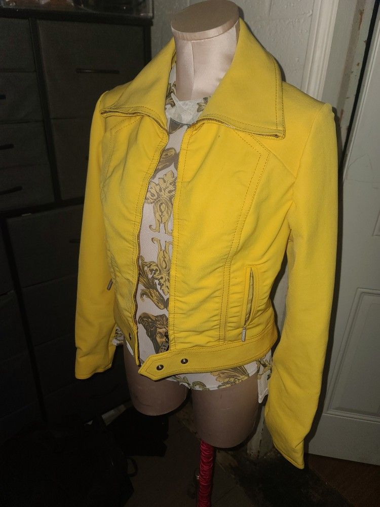 Yellow Summer Jacket  Shoes