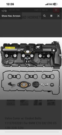 Valve Cover w/ Gasket Bolts 111(contact info removed)1 For BMW E70 E82 E90 X5 128i 328i 528i