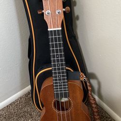 Donner Ukulele With Guitar Pick And Digital Tuner 