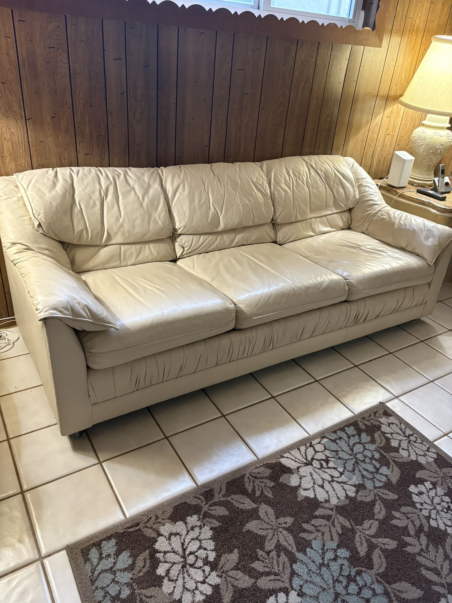 Real Leather Couch