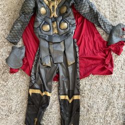 Halloween Costume Kids Thor Size 5-6
