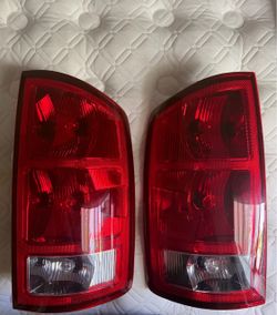 Pair of Red Truck Tail Lights Dodge ram 1500
