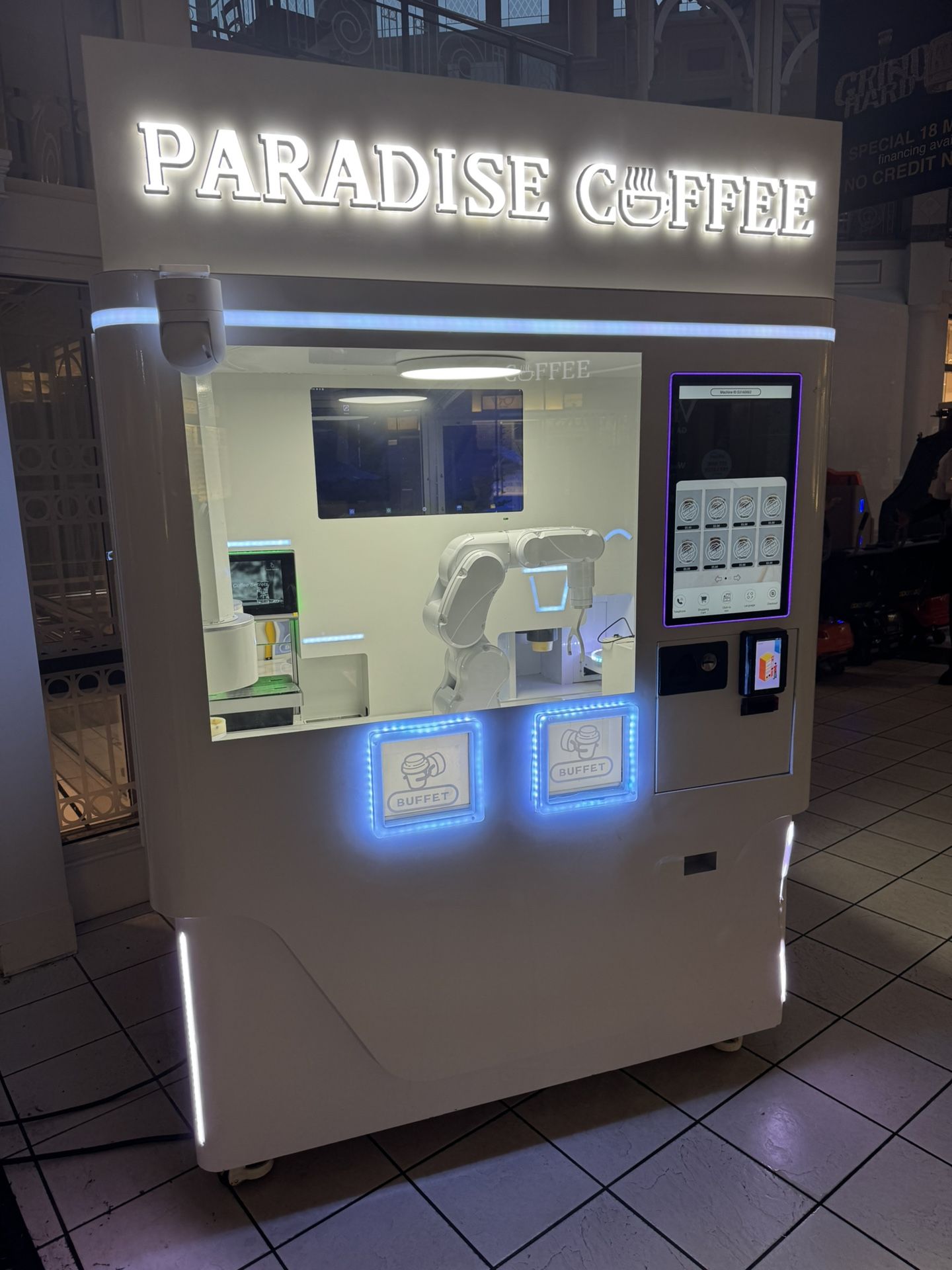 Robotic Arm Coffee Vending Machine (AI powered) 