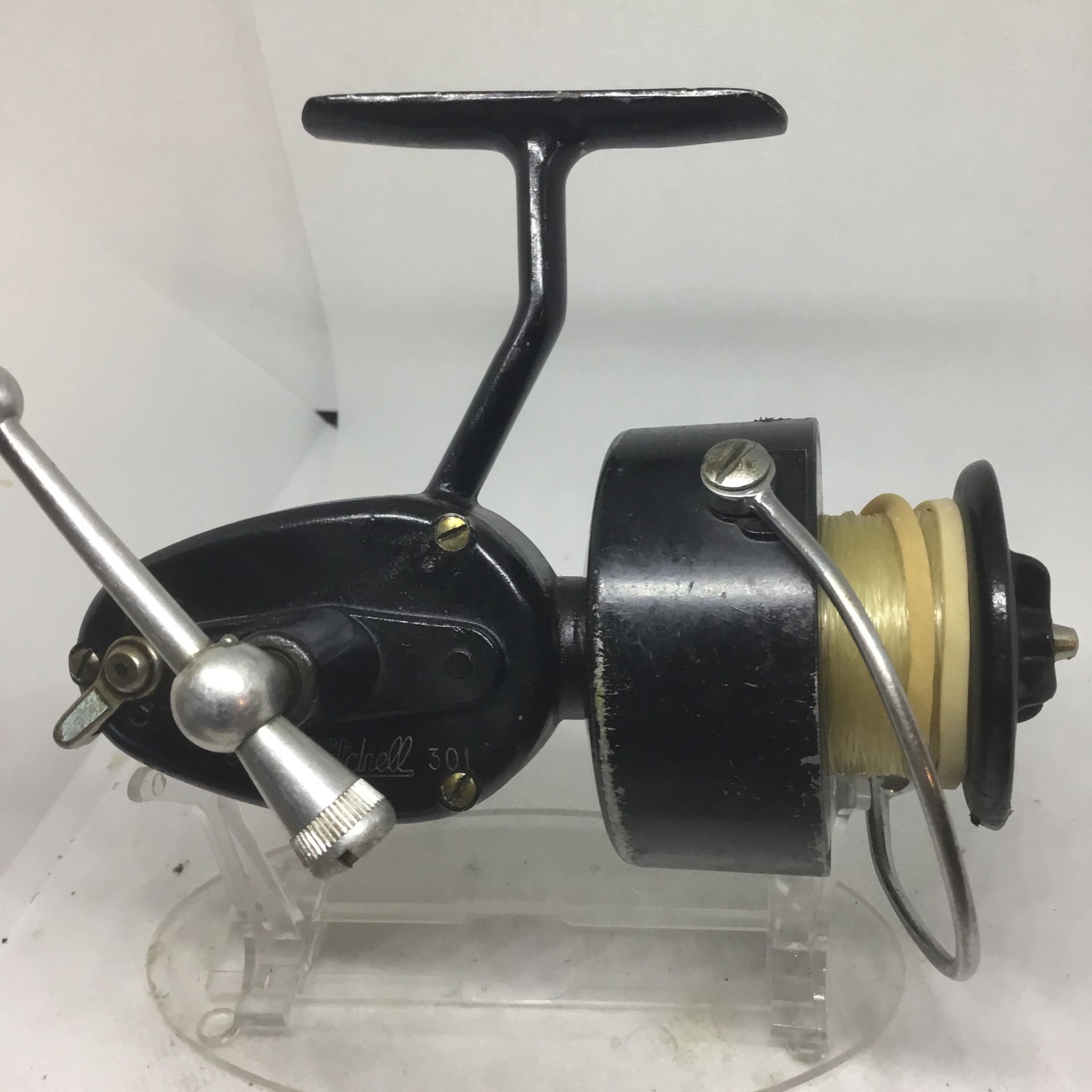 Garcia Mitchell 301 Spinning Reel  -Left Hand - Anti-reverse Out 