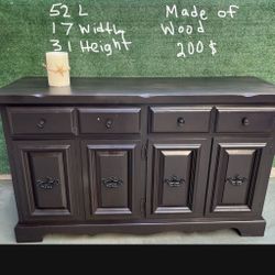 Credenza , Entryway Or Tv Stand Made Of Wood