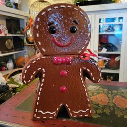 Christmas Gingerbread Large Cookie Jar