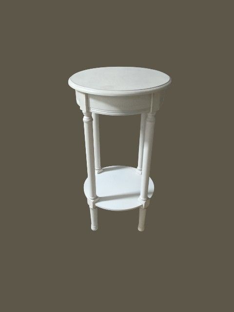 Side Table And Lamp