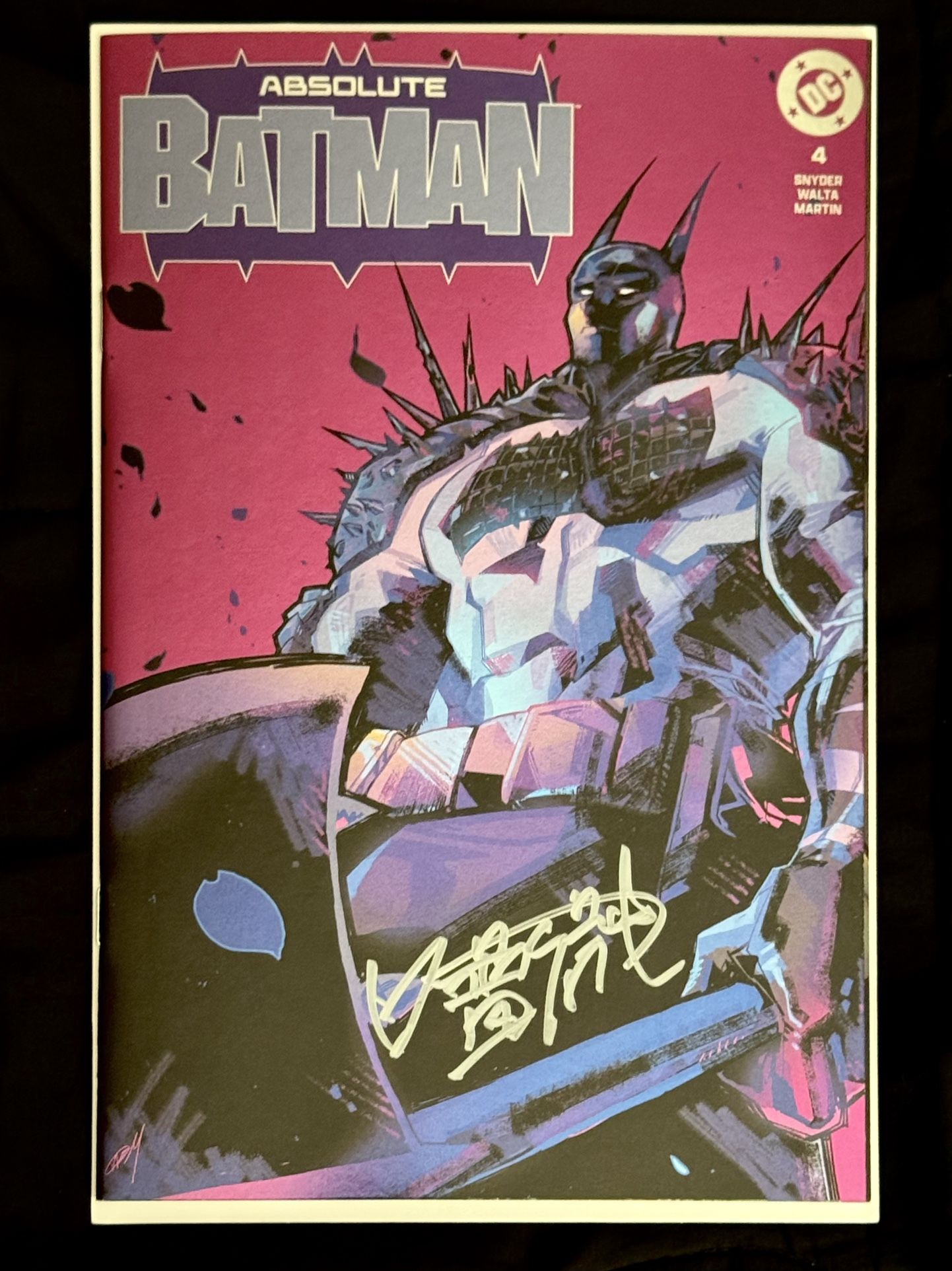 ABSOLUTE BATMAN #4 BESCH FOIL VARIANT COVER SIGNED BY ROSE BESCH-W/COA