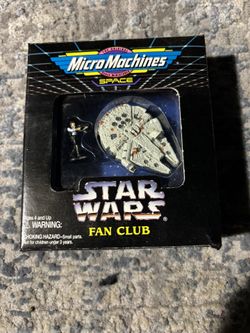 Limited Edition Star Wars Micro Machine Millenium Falcon & Hans Solo