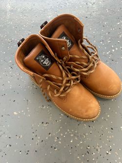 LEATHER STEEL TOE BOOTS