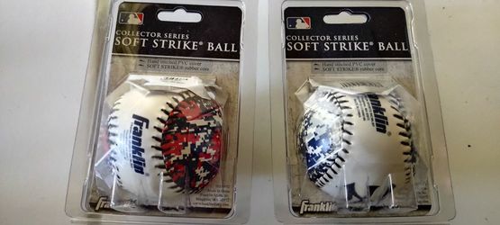 Soft Strike Team Logo Baseballs, Yankees And Red Sox - New