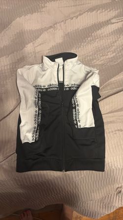 Adidas track zip up jacket  kids 5/6