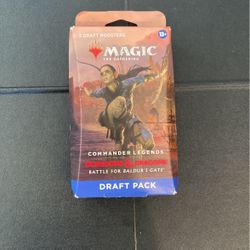 Magic Commander Legends Dungeons And Dragons Battle For Baldurs Gate Draft Pack