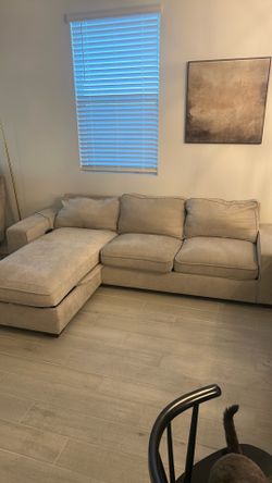 White sectional couch