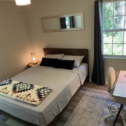 Queen Bed frame- Wood 