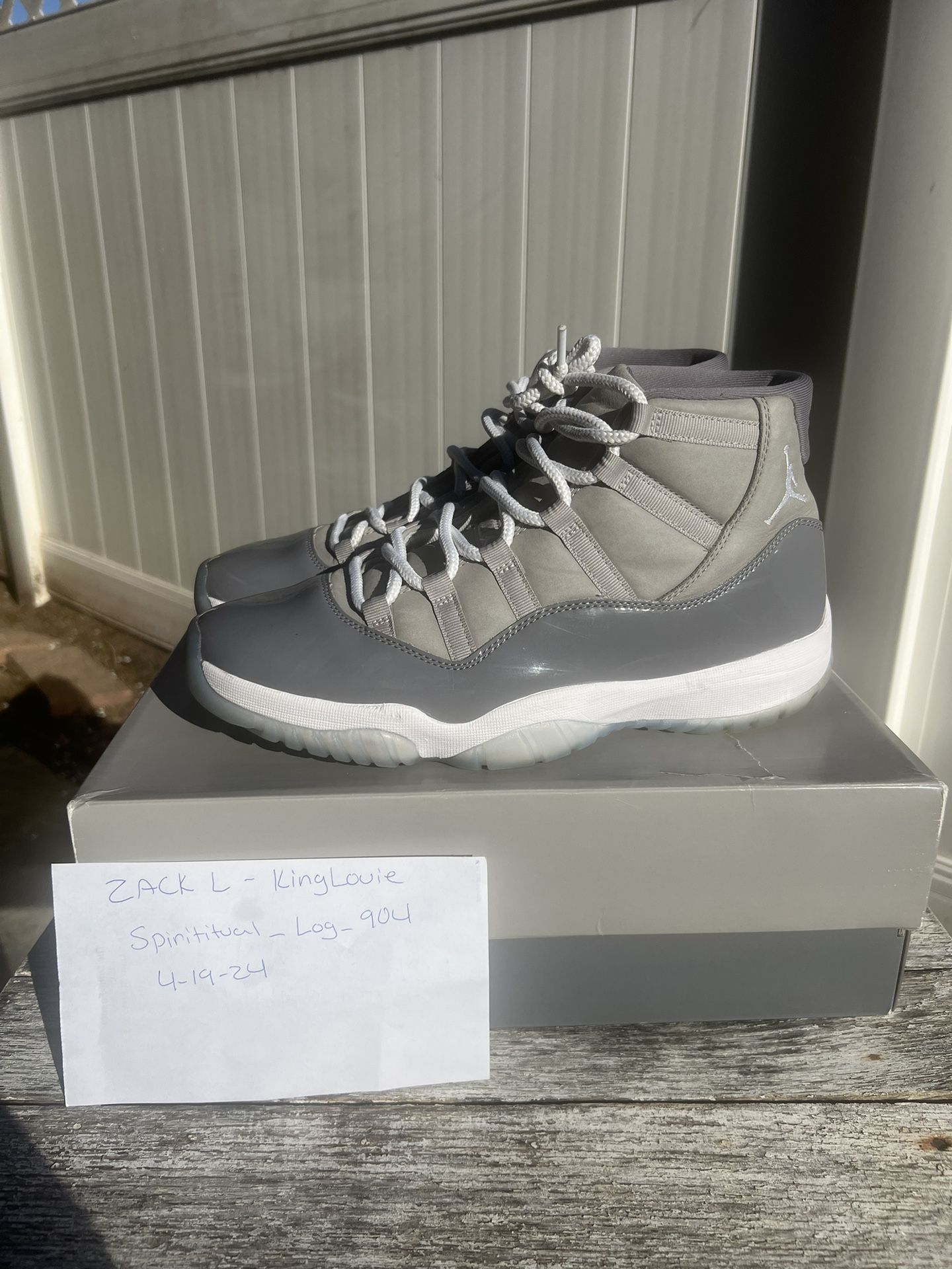 Nike Jordan 11 Retro “Cool Grey” Size 12M 