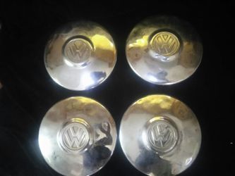 Vintage VW hub caps