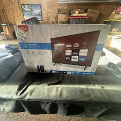 **BRAND NEW** TCL 32” LED W/ ROKU TV 