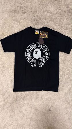 BAPE x Chrome Hearts Black Graphic T-Shirt