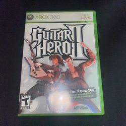 Microsoft Xbox 360 Guitar Hero 2 Complete In Box
