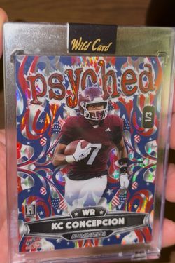 KC Conception Psyched USA 250 edition Football Rookie Card 1/3