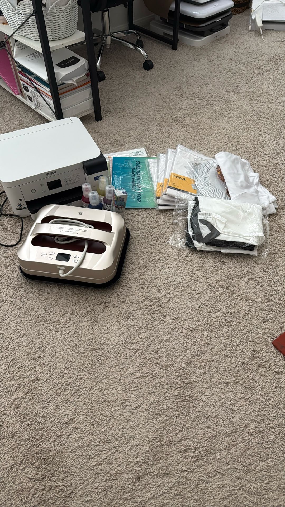 Sublimination Printer And Heat Press