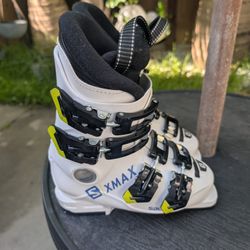 Salomon X MAX 60T Youth/Kids Ski boots Size 19 (US 12-13)