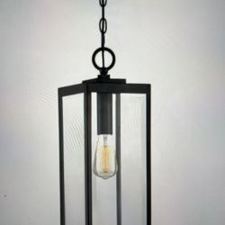 Quoizel Westover 1 Light Earth Black Pendant Light.