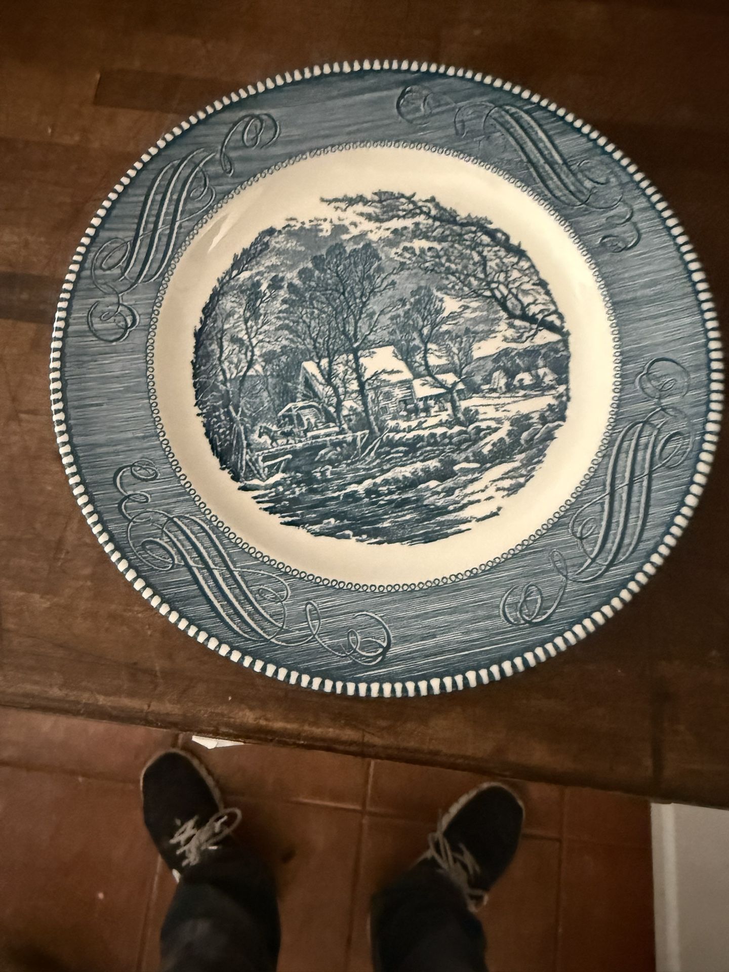 18th Century Fine Dining Plate Very Old And Collectible 