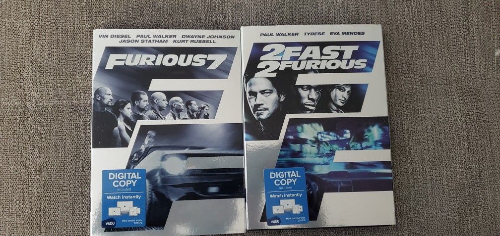Fast And Furious 2&7 WALMART EXCLUSIVE COVER
