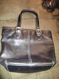 Black Like New Coach Handbag Purse