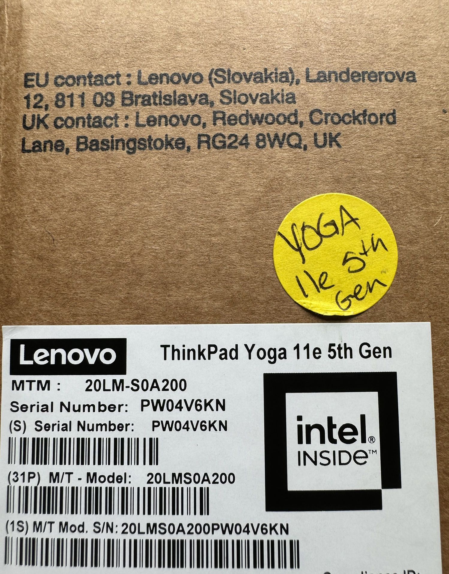 Lenovo Laptop Thinkpad Yoga 11 