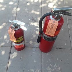 2 full Fire Extinguisher....