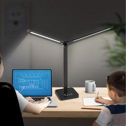 Dual Head Led Desk Lamp