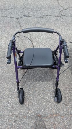 Rollator walker good condition folding