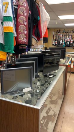 Lot of 12 Computer Monitors for parts or Repair sold as is