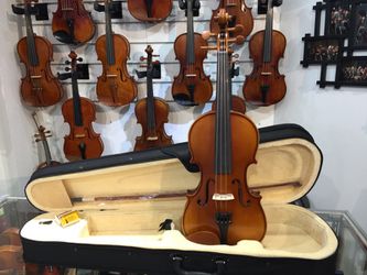 Brand new handmade full size violin outfit