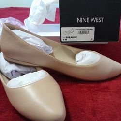 Nine West Natural Leather Women's Flats