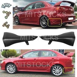 For 08-15 Lancer Rear Bumper Lip Aprons OBO