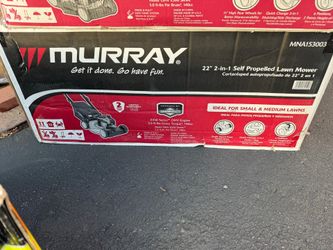 Murray MNA153003 22-inch self-propelled gas lawn mower.