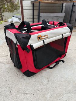 XL Pawmana Soft-Sided Collapsible Pet Carrier Crate