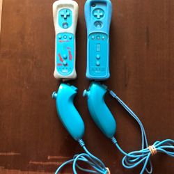 Wii Motion Controllers.