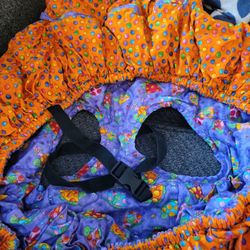 Reversible Grocery Cart Seat Cover