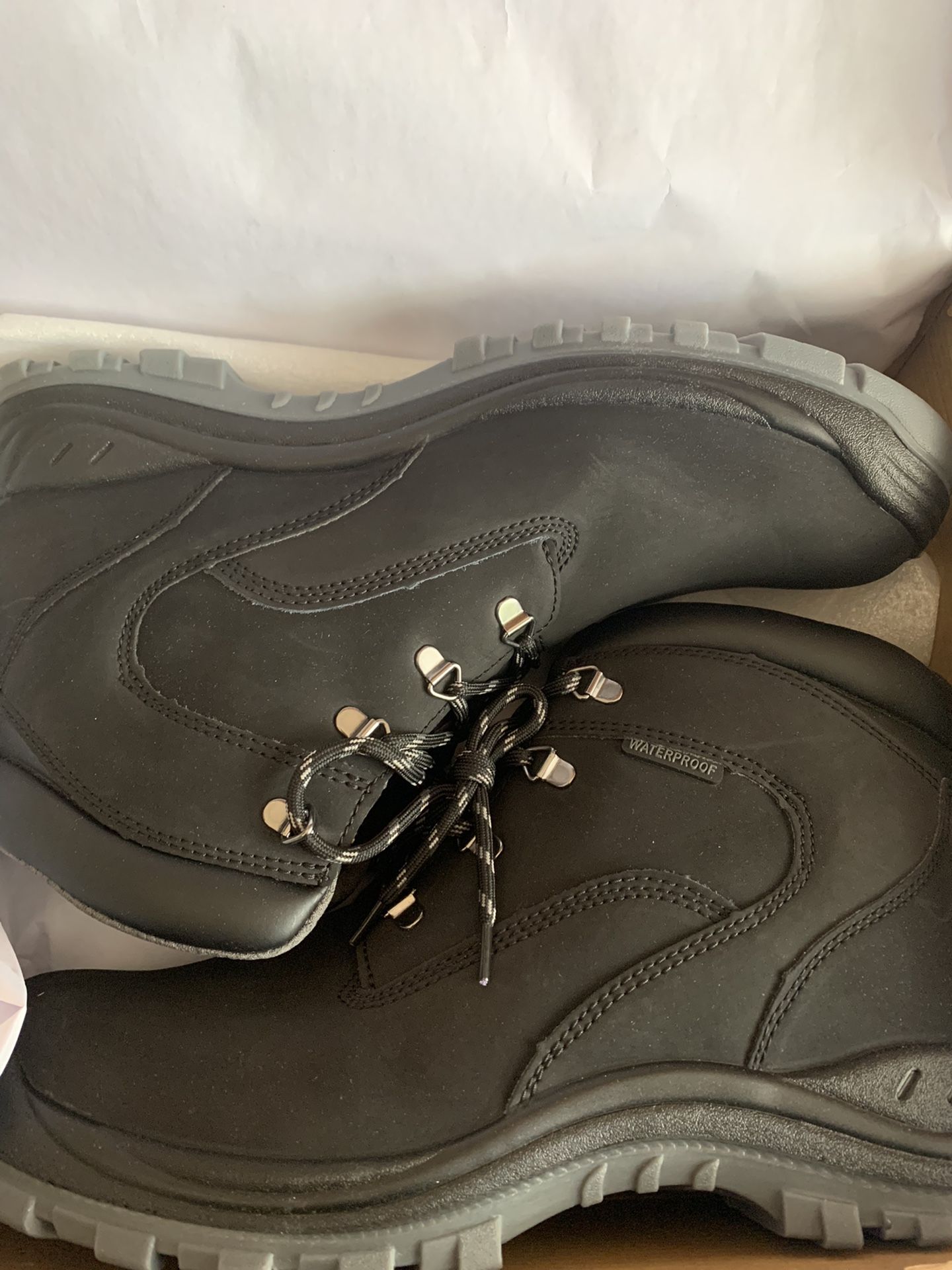 Brand New Hytest Steel Toe Work Boots Size 14