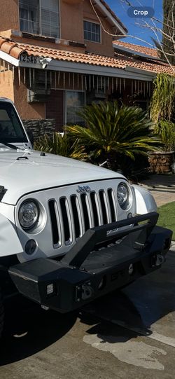 Heavy Duty Off Road From Bumper With LED Lights