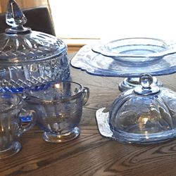 Vintage antique glassware