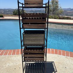 Stackable storage shelf