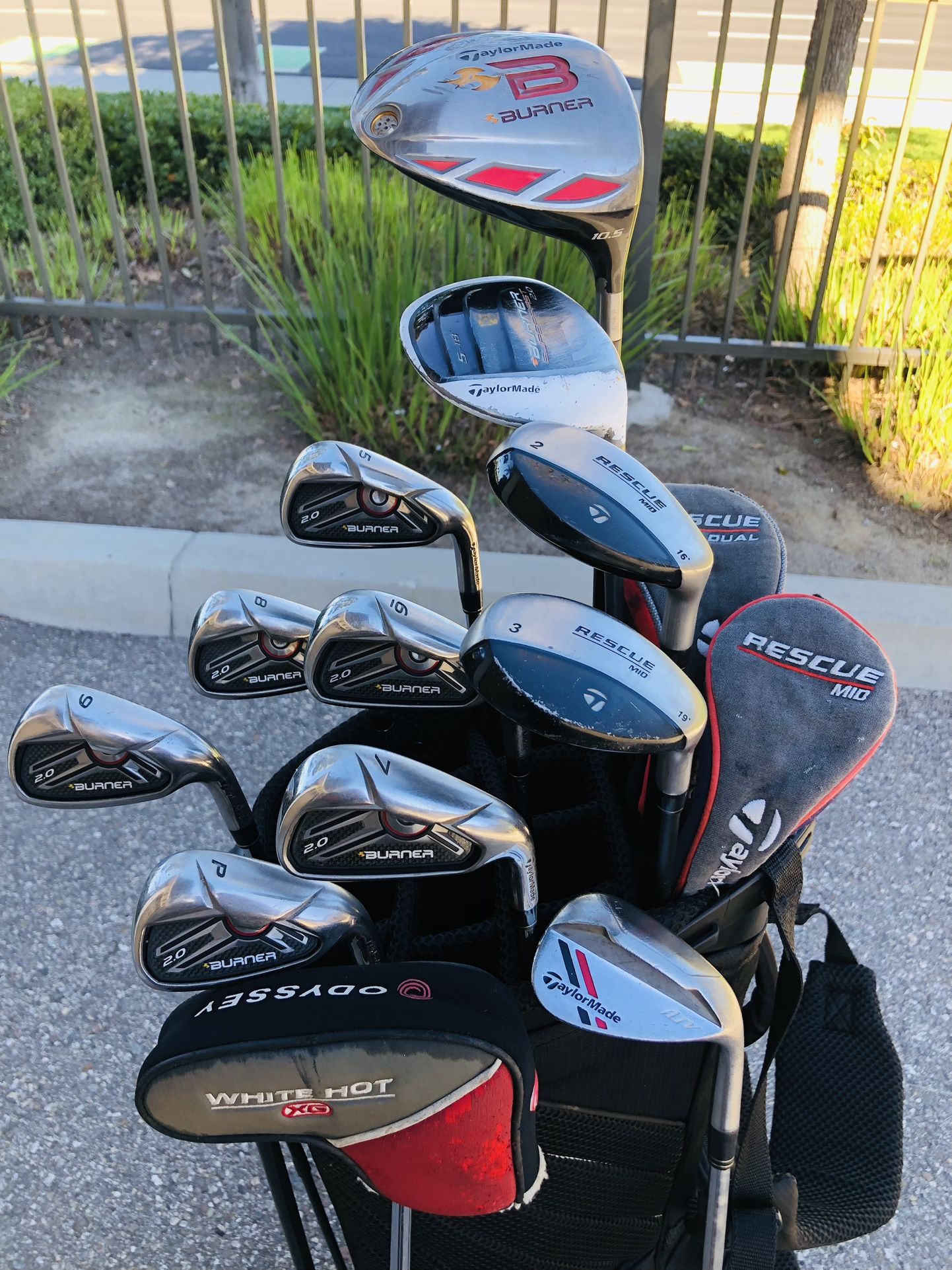 Taylormade Burner Golf Set Irons 5-PW with Taylormade Driver