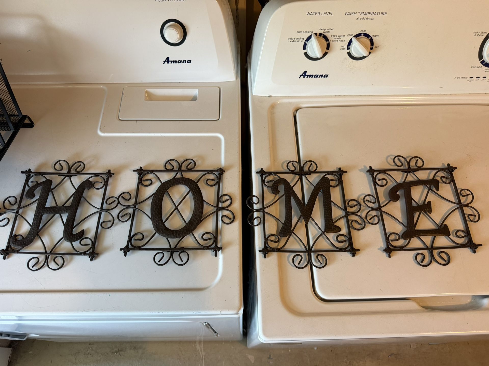 Metal Home Letters Wall Decor