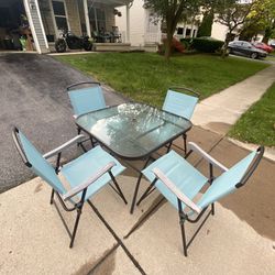 Patio table & chair set